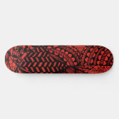 Skateboard Deck "Geometric Red" (Horizontal)