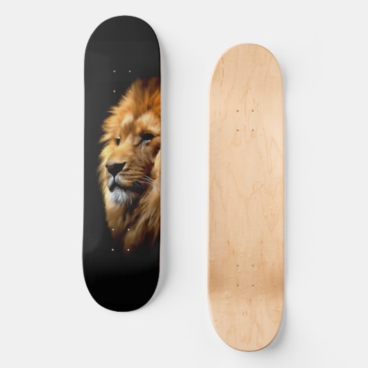 Skateboard Deck "Golden Lion" (Vorderseite)