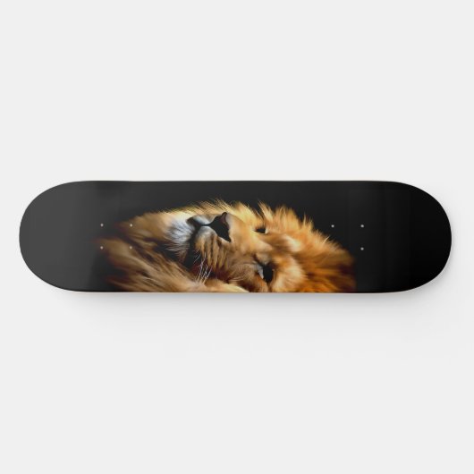 Skateboard Deck "Golden Lion" (Horizontal)