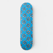 Skateboard Deck Judaika - Geschenke - Jüdische Sta (Vorderseite)