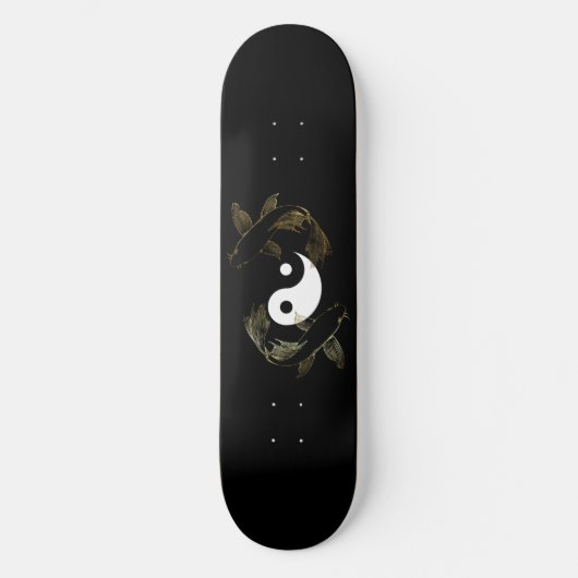 Skateboard Deck "Koi- Yin Yang" (Vorderseite)