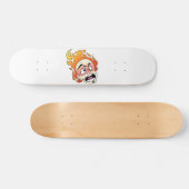 Skateboard-Deck mit dem Scovillicer-Feuerkopf Skateboard (Horizontal)