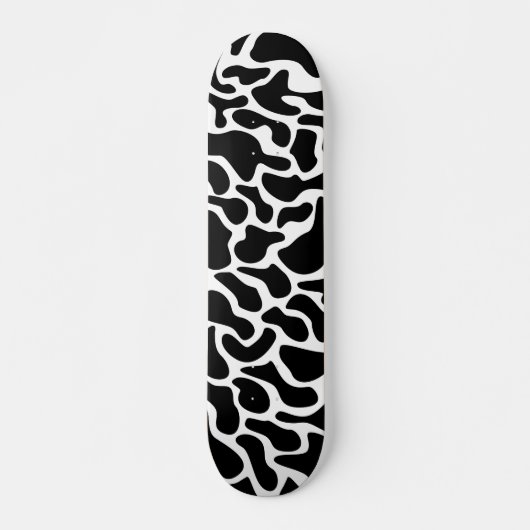 Skateboard Deck mit Kuhflecken Kuhflecken (Vorne)