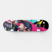 Skateboard Deck - "Respect Women: Oriental Girl" (Horizontal)
