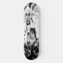 Skateboard-Deck "Rücken"