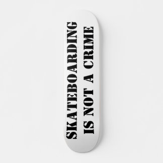 Skateboard Deck Skateboarding Ist Kein Verbrechen