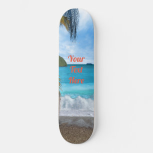 Skateboard-Decke mit individuellem Strand Skateboard