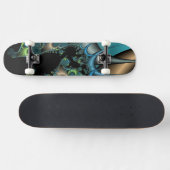 Skateboard Deep Space Creature Fraktal (Horizontal)