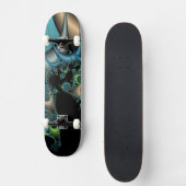 Skateboard Deep Space Creature Fraktal (Vorderseite)