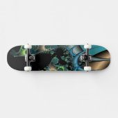 Skateboard Deep Space Creature Fraktal (Horizontal)
