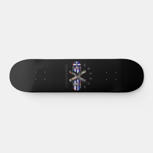 Skateboard der Generation X Griechenland der 60er (Horizontal)