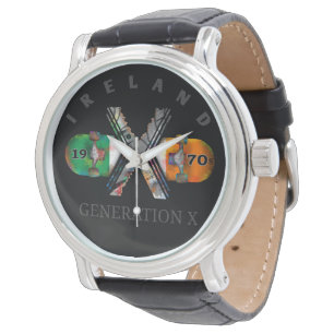 Skateboard der Generation X Irland der 70er Jahre Armbanduhr