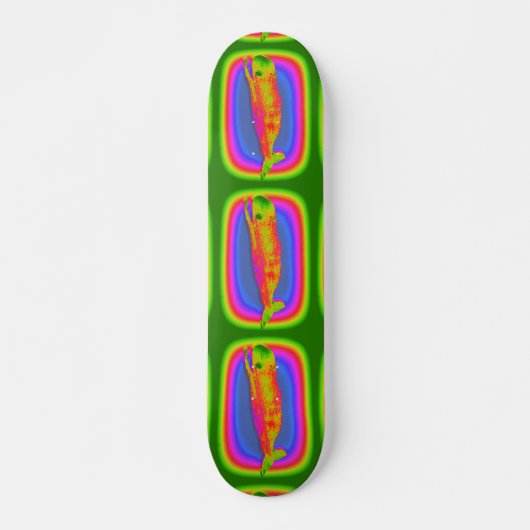Skateboard der psychedelischen Wale (Vorne)