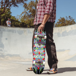 Skateboard der Zerstörungsgesellschaft