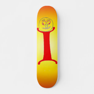 Skateboard des Buchstabe-I