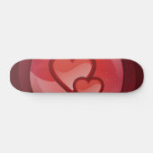 Skateboard des Herzens (Horizontal)