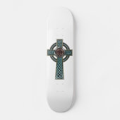 Skateboard des keltischen Kreuz-2 (Vorderseite)