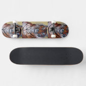 SKATEBOARD DESIGN VON KÜNSTLER PAULA REILLY. (Horizontal)