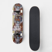 SKATEBOARD DESIGN VON KÜNSTLER PAULA REILLY. (Vorderseite)