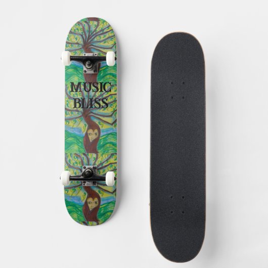 SKATEBOARD DESIGN VON KÜNSTLER PAULA REILLY. (Vorderseite)