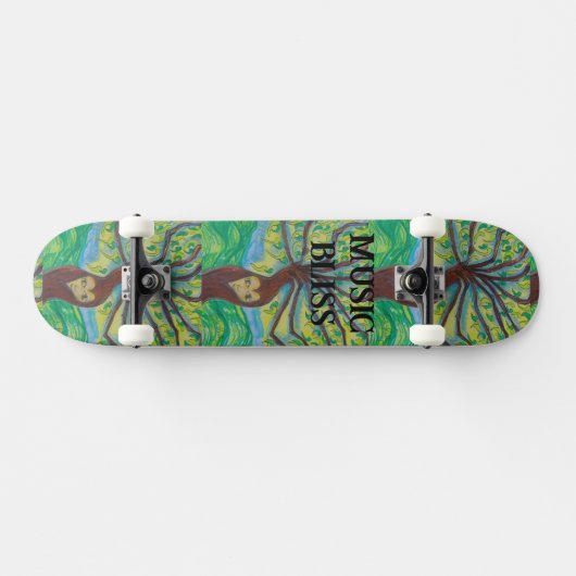 SKATEBOARD DESIGN VON KÜNSTLER PAULA REILLY. (Horizontal)