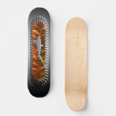 Skateboard-Designs für Metallhaie Skateboard (Vorderseite)