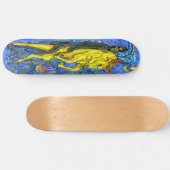 Skateboard Devil and Gold Bull (Horizontal)