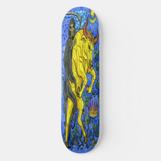Skateboard Devil and Gold Bull (Vorderseite)