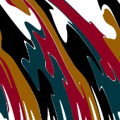 Skateboard Dick Paint Abstrakt Invart