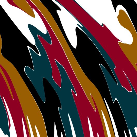 Skateboard Dick Paint Abstrakt Invart