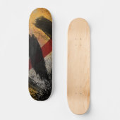 Skateboard, die Narbe, Digital abstrakt Skateboard (Vorderseite)