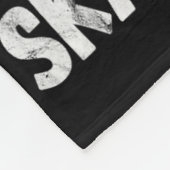 Skateboard Dinosaur Skateboard fahrender T-Rex Lus Fleecedecke (Ecke)