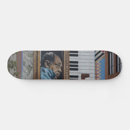 Skateboard, Duke Ellington-Wand-Wandgemälde, DC Skateboard (Horizontal)