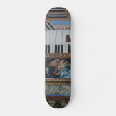 Skateboard, Duke Ellington-Wand-Wandgemälde, DC Skateboard (Vorderseite)