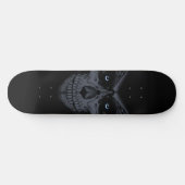 Skateboard, dunkelgoth, tote Skelettknochen Skateboard (Horizontal)