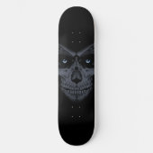 Skateboard, dunkelgoth, tote Skelettknochen Skateboard (Vorderseite)