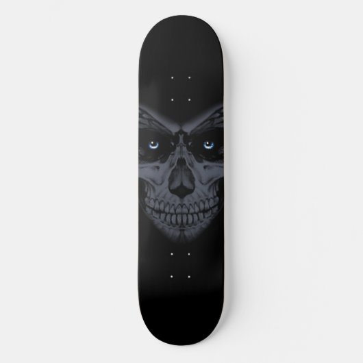 Skateboard, dunkelgoth, tote Skelettknochen Skateboard (Vorderseite)