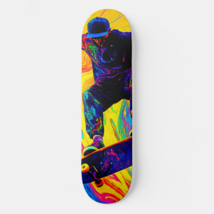 Skateboard durch Farben