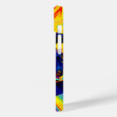 Skateboard durch Farben Case-Mate iPhone Hülle (Rückseite / Links)