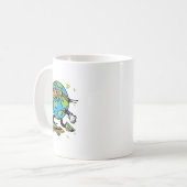 Skateboard Earth Day Umwelt Kaffeetasse (Vorderseite Links)