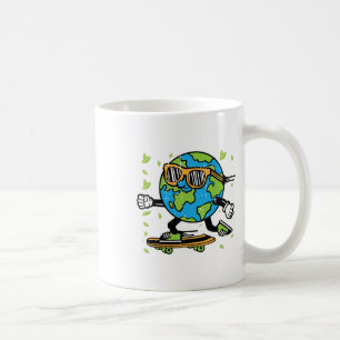 Skateboard Earth Day Umwelt Kaffeetasse
