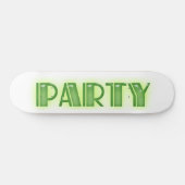 Skateboard Ein einfaches Word Party! (Horizontal)