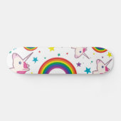 Skateboard Einhorn Emoji (Horizontal)