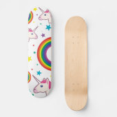 Skateboard Einhorn Emoji (Vorderseite)