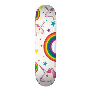 Skateboard Einhorn Emoji