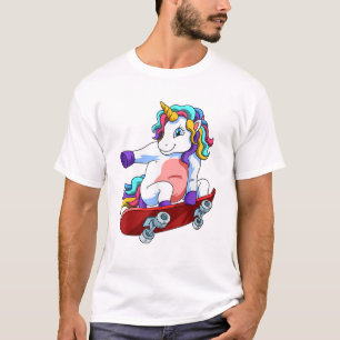 Skateboard-Einhornliebhaber Skateboarder Skateboar T-Shirt