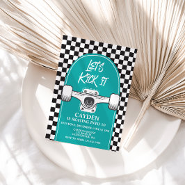 Skateboard - Einladung zum Geburtstag