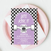 Skateboard - Einladung zum Geburtstag