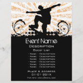 Skateboard-Event-Werbeaktion Flyer (Vorne)