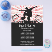 Skateboard-Event-Werbeaktion Flyer (Einzeln)
